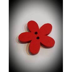 Kvet malý červený 2,5 cm