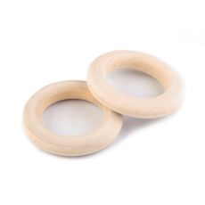 drevený krúžok, na háčkované hračky, 38mm