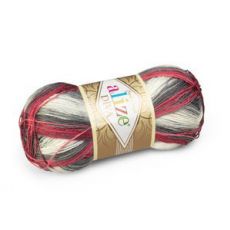 Diva Batik 5740 šedo-ružovo-biela