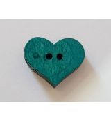 drevený gombík srdce